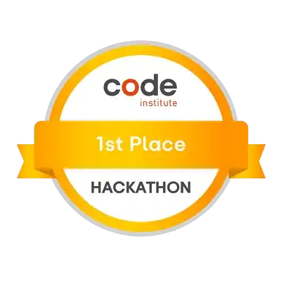 Code Institute First Place Hackathon Badge