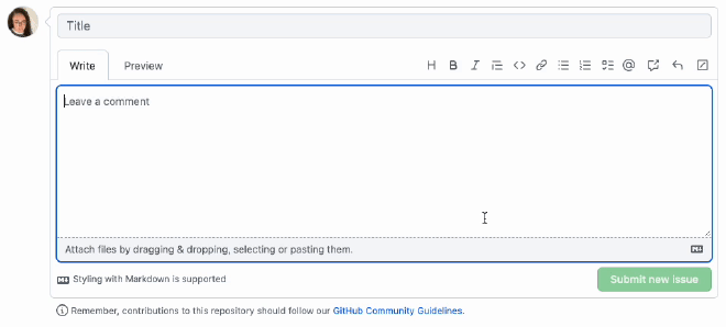 Create a markdown code block