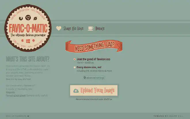 Favicomatic Website