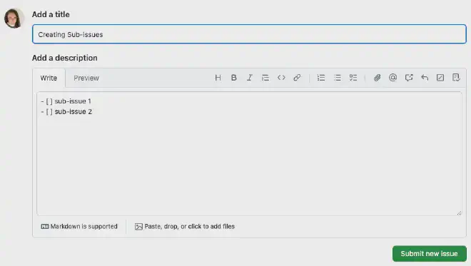 Create a task list